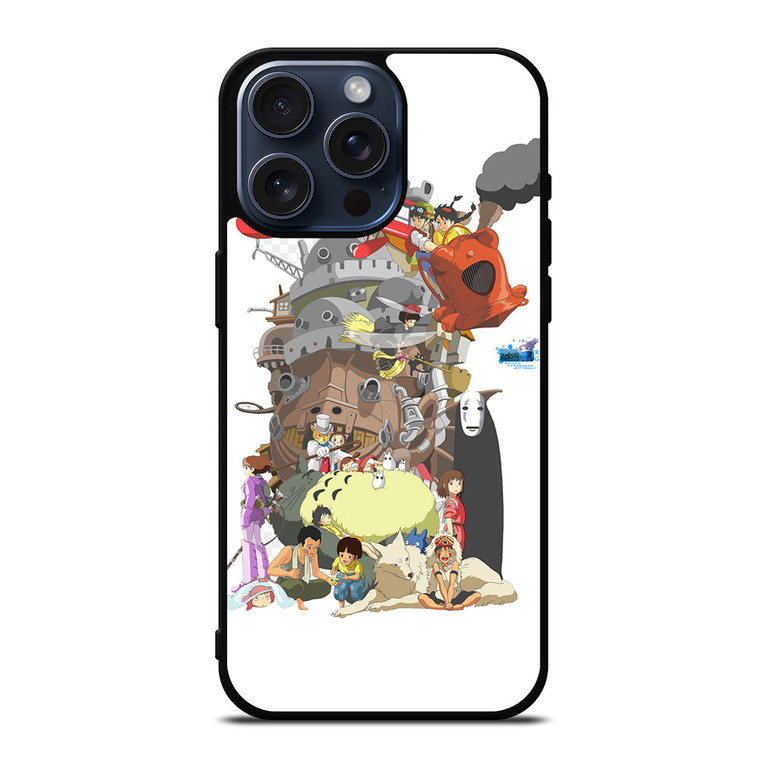 STUDIO GHIBLI ALL CHARACTER iPhone 15 Pro Max Case Cover