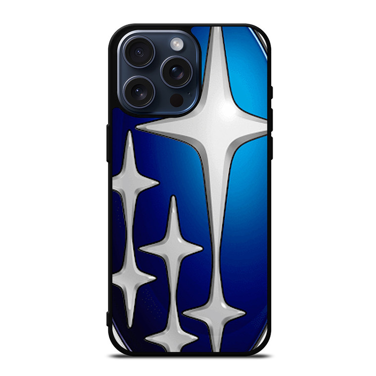 SUBARU ZOOMED LOGO iPhone 15 Pro Max Case Cover