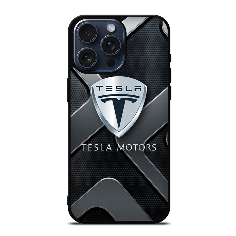 TESLA MOTOR CAR ICON iPhone 15 Pro Max Case Cover