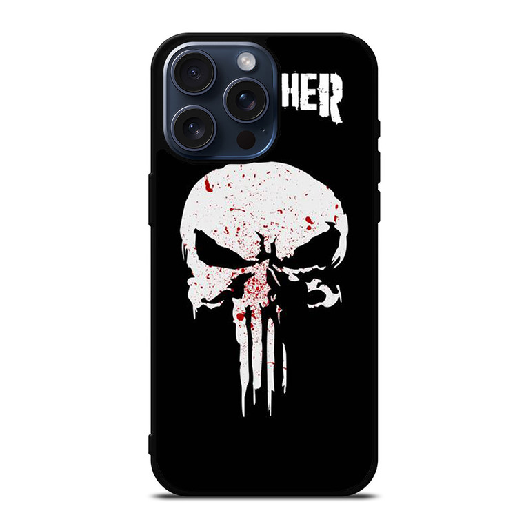 THE PUNISHER MARVEL LOGO iPhone 15 Pro Max Case Cover