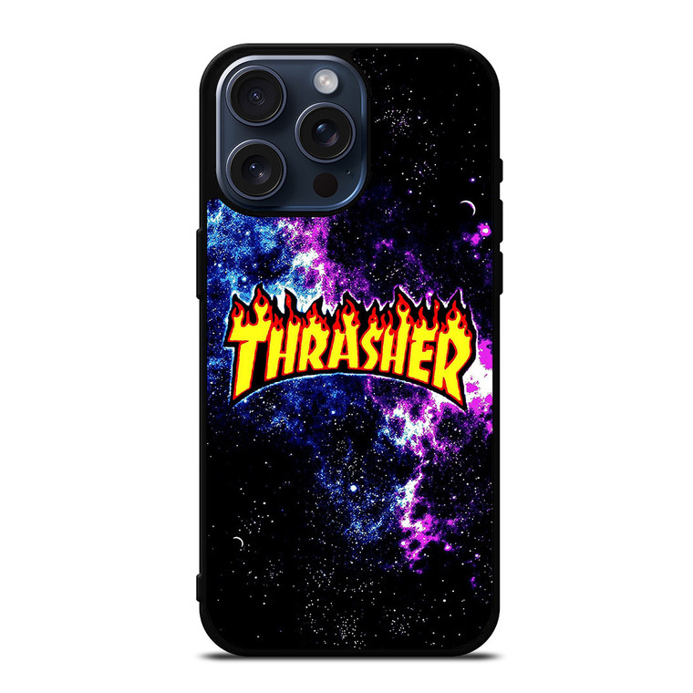 THRASHER LOGO NEBULA iPhone 15 Pro Max Case Cover