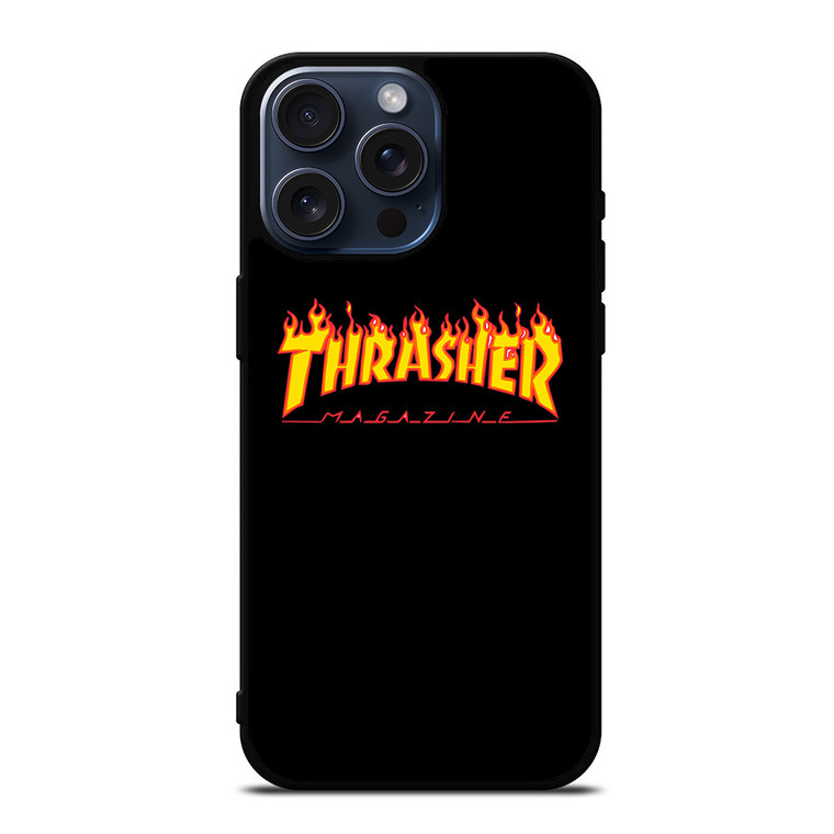THRASHER LOGO SKATEBOARD MAGAZINE iPhone 15 Pro Max Case Cover