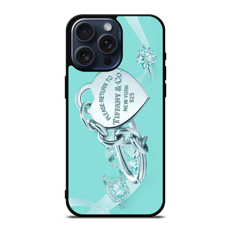 TIFFANY AND CO EMBLEM iPhone 15 Pro Max Case Cover