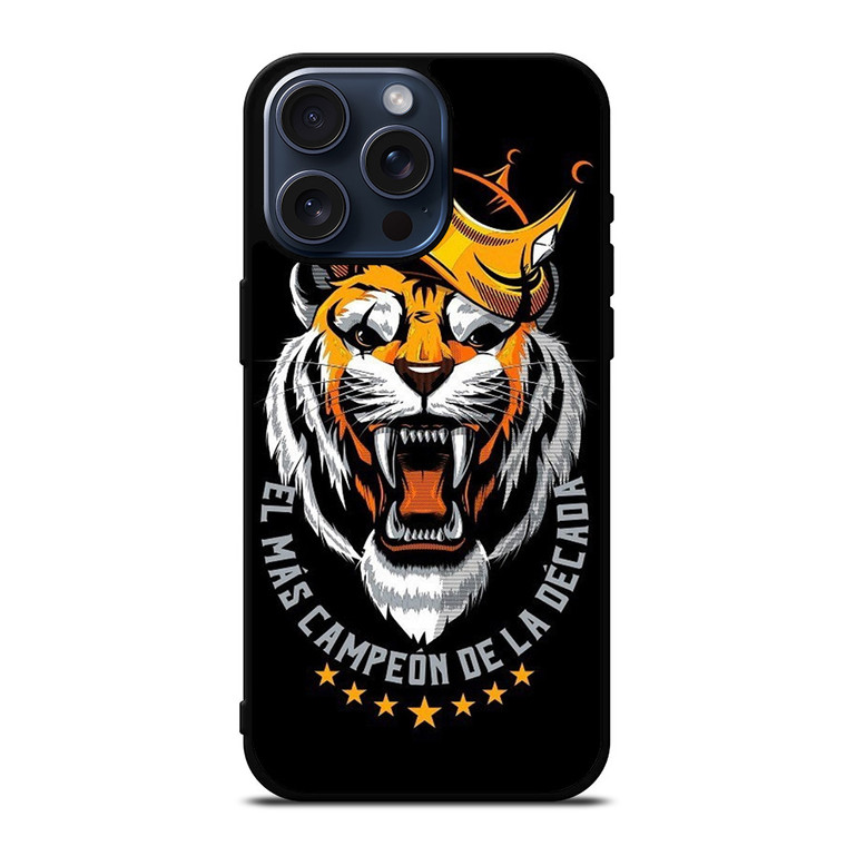 TIGRES UANL FUTBOL MASCOT iPhone 15 Pro Max Case Cover