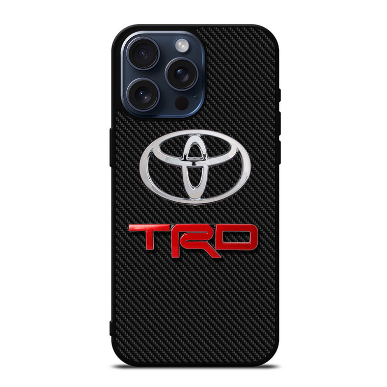 TOYOTA TRD LOGO CARBON iPhone 15 Pro Max Case Cover