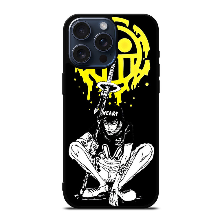 TRAFALGAR LAW ONE PIECE ANIME iPhone 15 Pro Max Case Cover