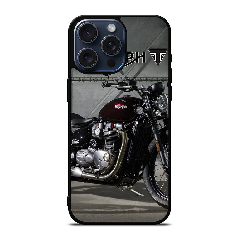 TRIUMPH MOTORCYCLE iPhone 15 Pro Max Case Cover
