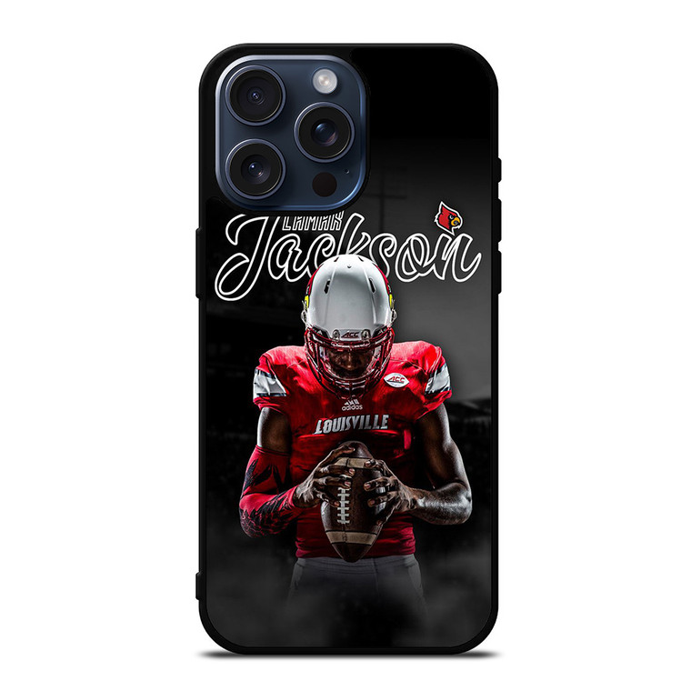 UNIVERSITY OF LOUISVILLE LAMAR JACKSON iPhone 15 Pro Max Case Cover