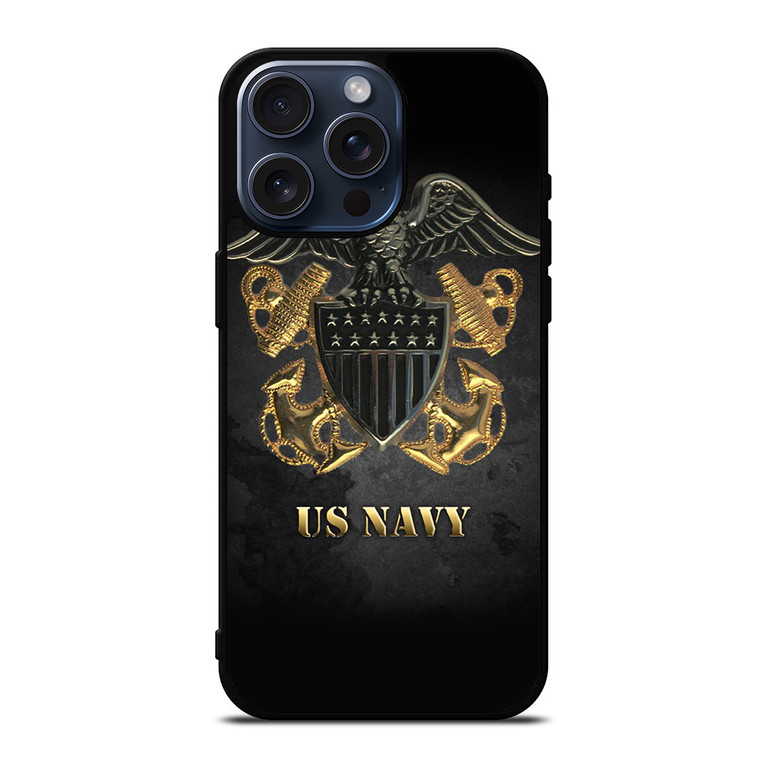 US NAVY EMBLEM iPhone 15 Pro Max Case Cover
