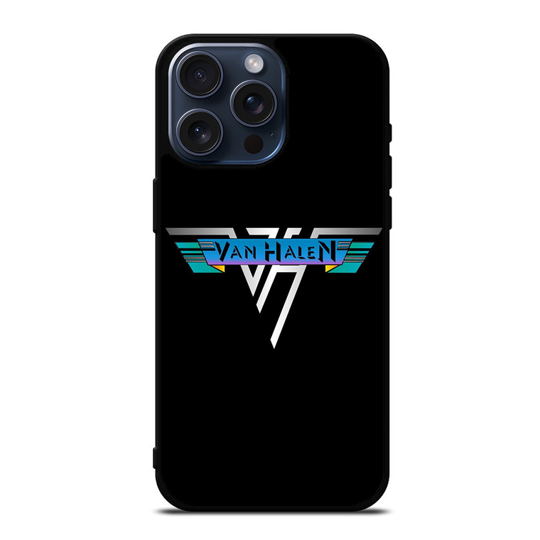 VAN HALLEN HARD ROCK BAND iPhone 15 Pro Max Case Cover