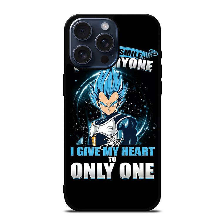 VEGETA QUOTE DRAGON BALL ANIME iPhone 15 Pro Max Case Cover