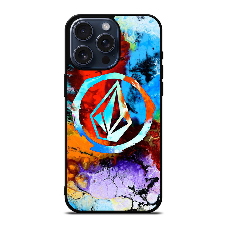 VOLCOM COLORFUL LOGO iPhone 15 Pro Max Case Cover