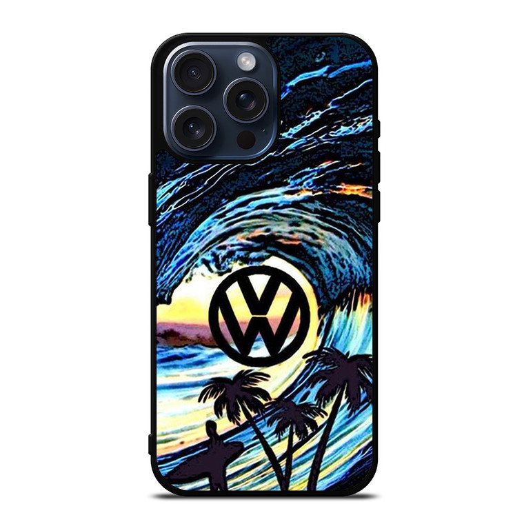 VOLKSWAGEN VW LOGO OCEAN iPhone 15 Pro Max Case Cover