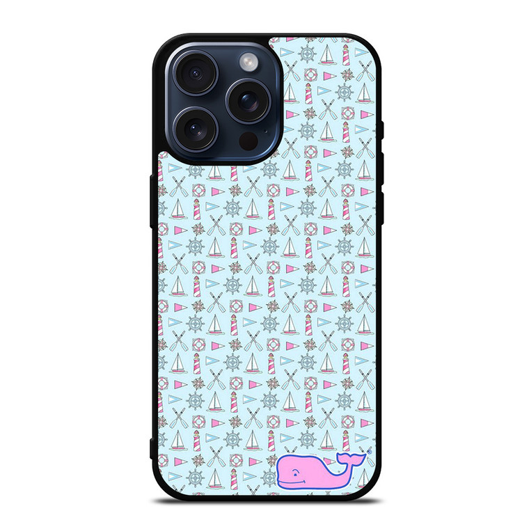 WHALE KATE SPADE PATTERN iPhone 15 Pro Max Case Cover