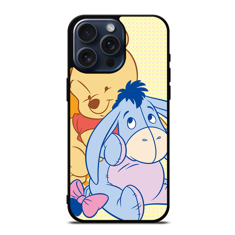 WINNIE THE POOH EEYORE CARTOON iPhone 15 Pro Max Case Cover