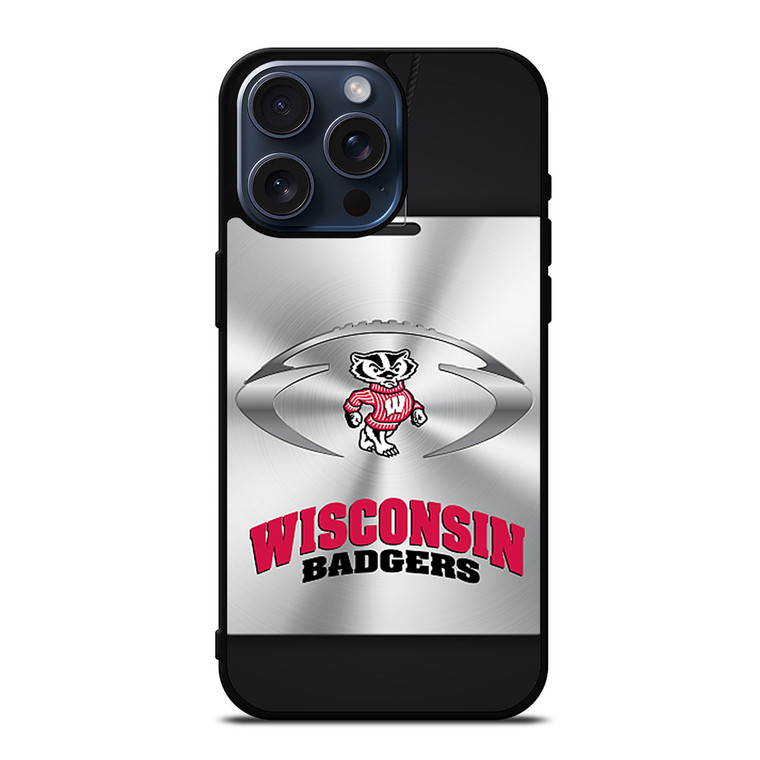 WISCONSIN BADGER NFL iPhone 15 Pro Max Case Cover