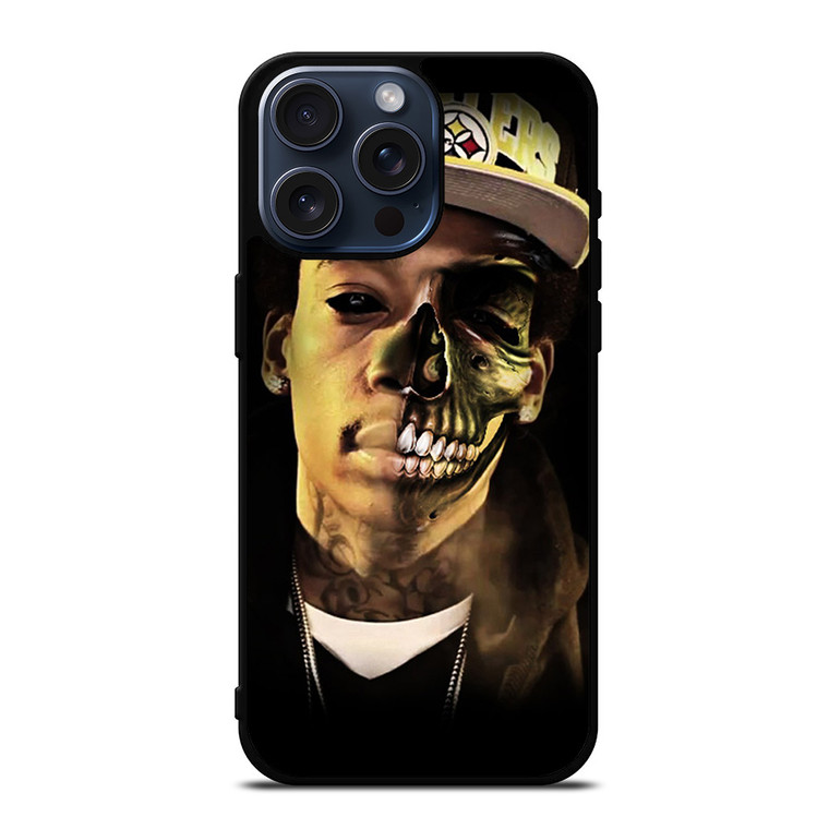 WIZ KHALIFA FACE SKULL iPhone 15 Pro Max Case Cover