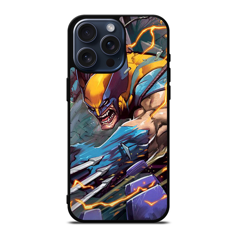 WOLVERINE X-MEN CARTOON 2 iPhone 15 Pro Max Case Cover