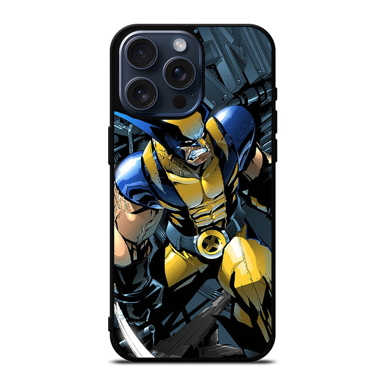 WOLVERINE X-MEN CARTOON iPhone 15 Pro Max Case Cover