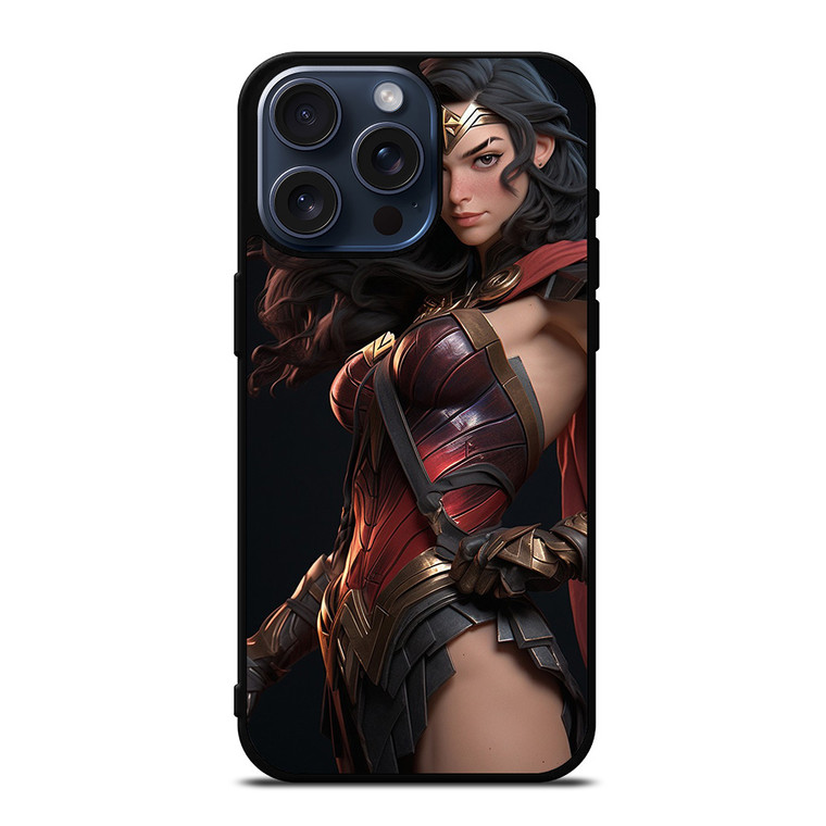 WONDER WOMAN DC COMIC BEAUTIFUL SUPERHERO iPhone 15 Pro Max Case Cover