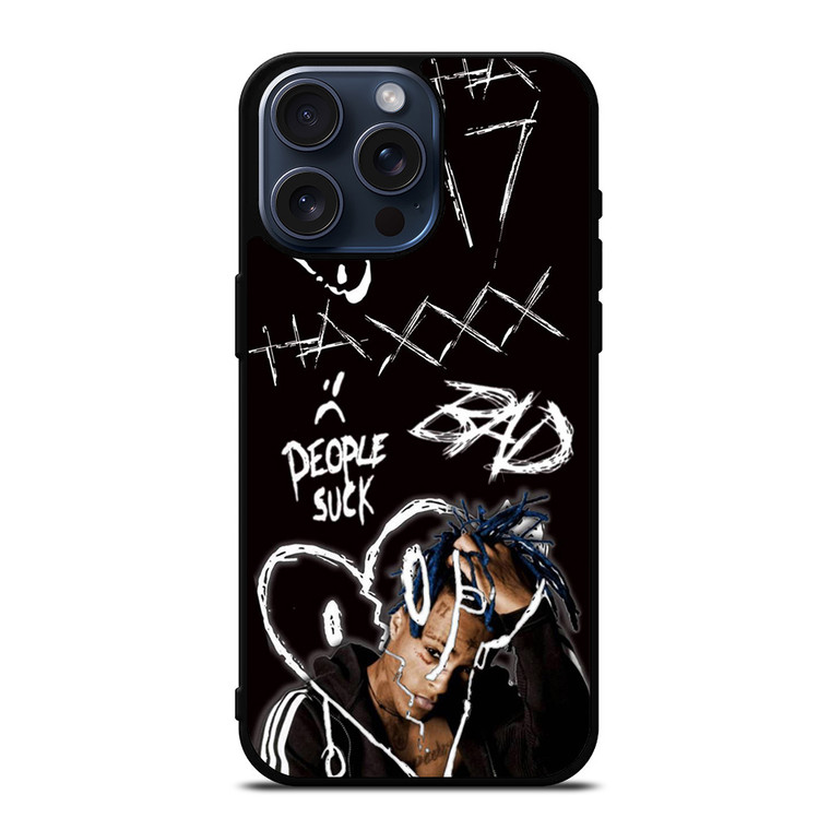 XXXTENTACION RAPPER PEOPLE SUCK iPhone 15 Pro Max Case Cover