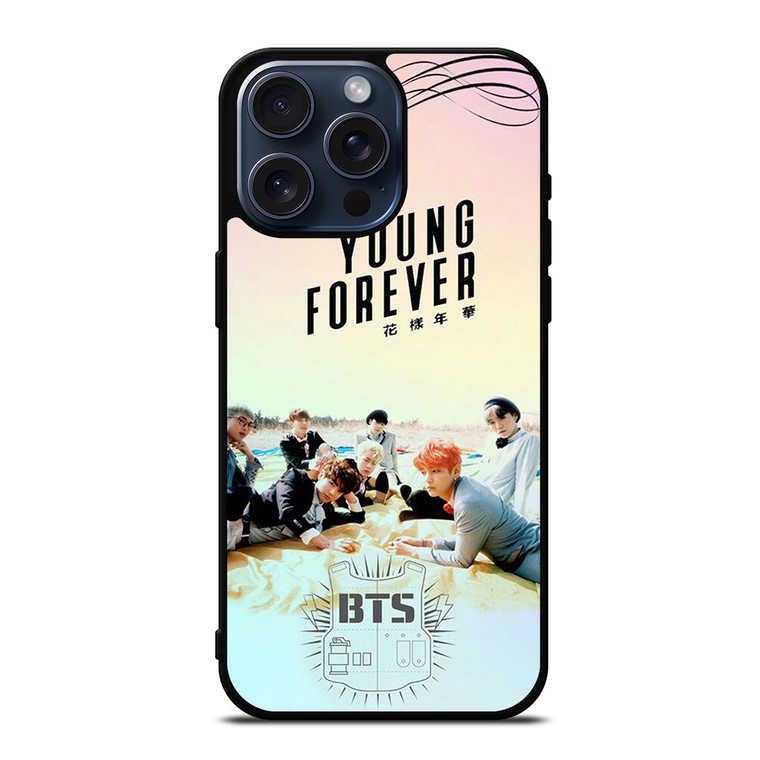 YOUNG FOREVER BANGTAN BOYS BTS iPhone 15 Pro Max Case Cover