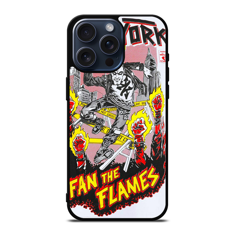 ZOO YORK FAN THE FLAMES iPhone 15 Pro Max Case Cover