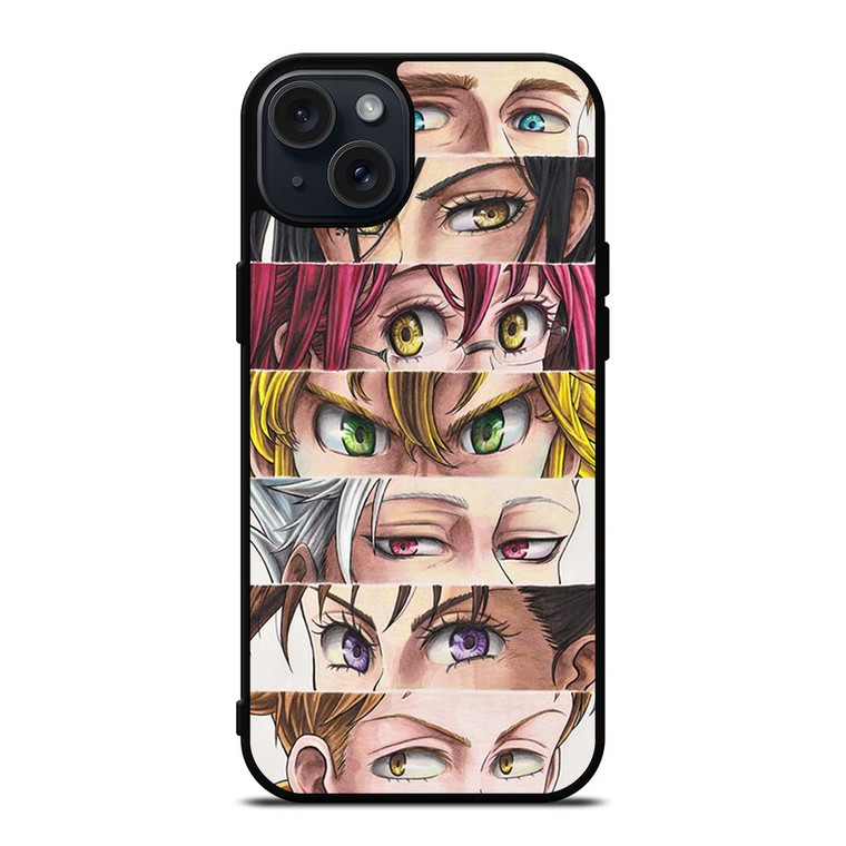 7 SEVEN DEADLY SINS ANIME EYE CHARACTER iPhone 15 Plus Case Cover
