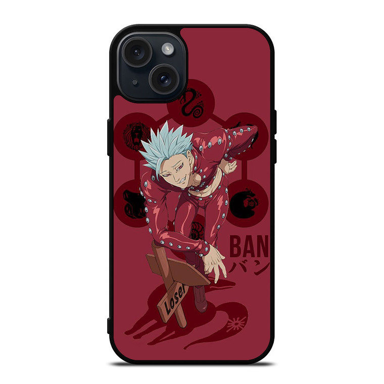 7 SEVEN DEADLY SINS BAN iPhone 15 Plus Case Cover