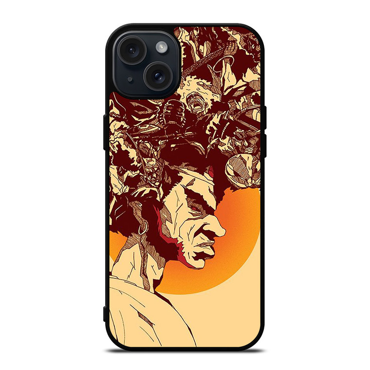 AFRO SAMURAI iPhone 15 Plus Case Cover
