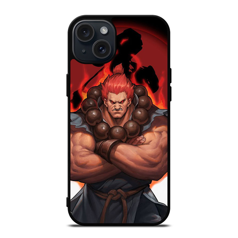 AKUMA GOUKI STREET FIGHTER ART iPhone 15 Plus Case Cover