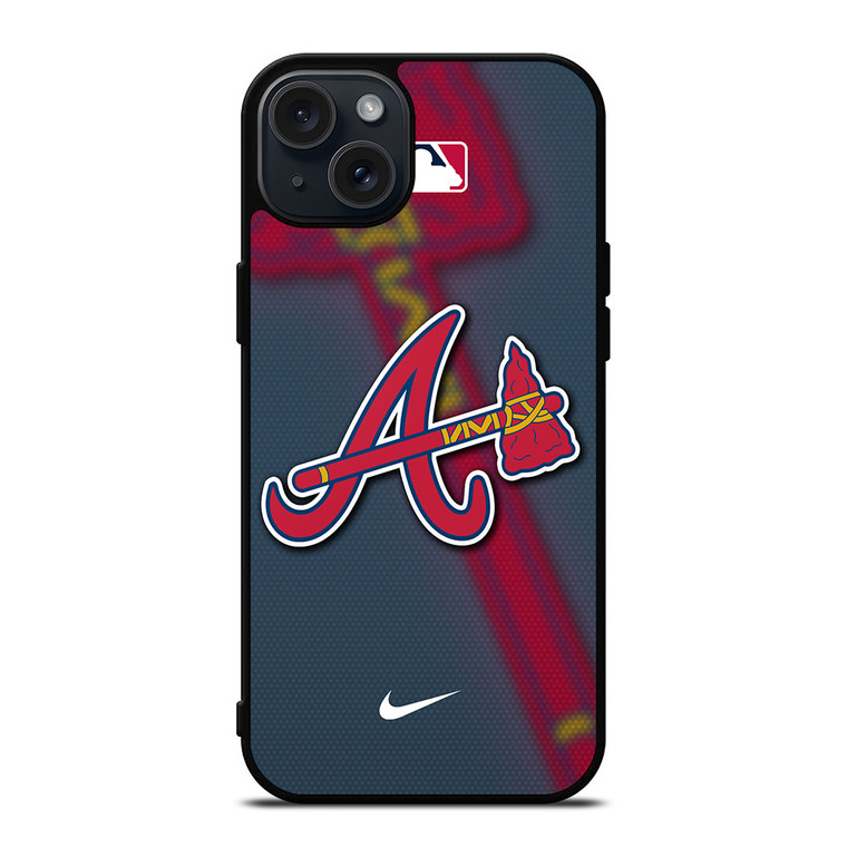 ATLANTA BRAVES MLB LOGO iPhone 15 Plus Case Cover