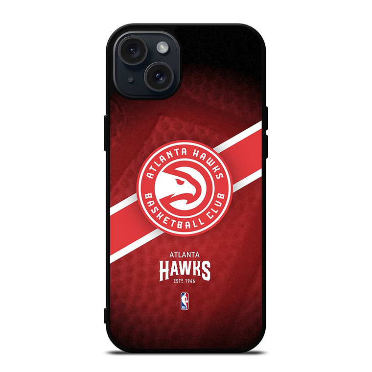 ATLANTA HAWKS NBA TEAM iPhone 15 Plus Case Cover