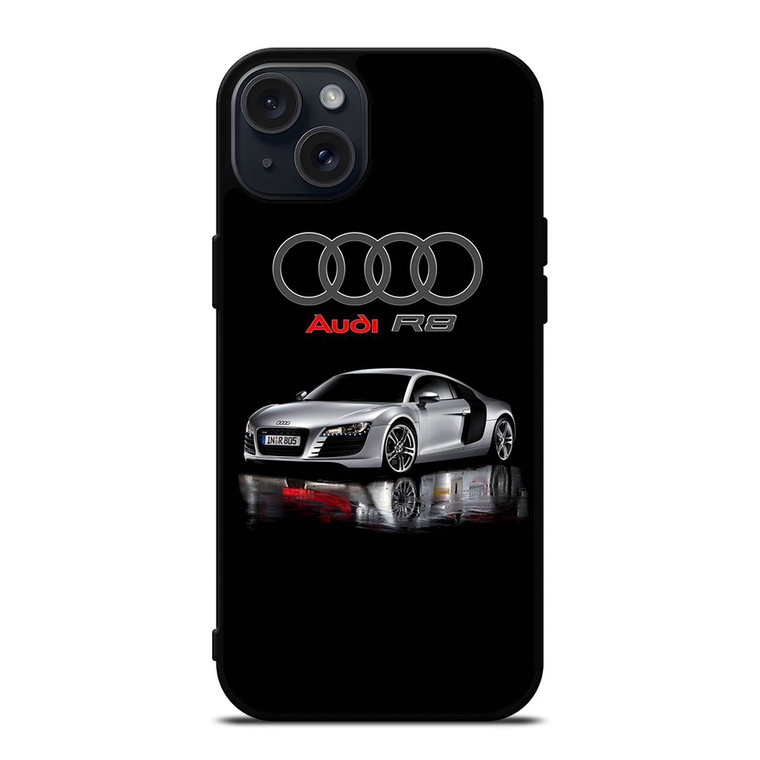 AUDI R8 CAR LOGO iPhone 15 Plus Case Cover