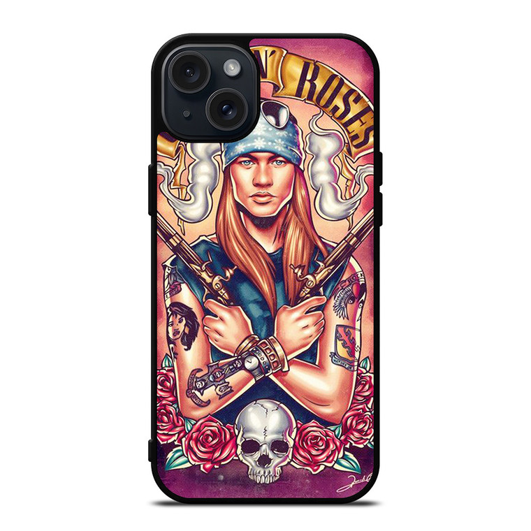 AXL GUNS N ROSES GNR iPhone 15 Plus Case Cover