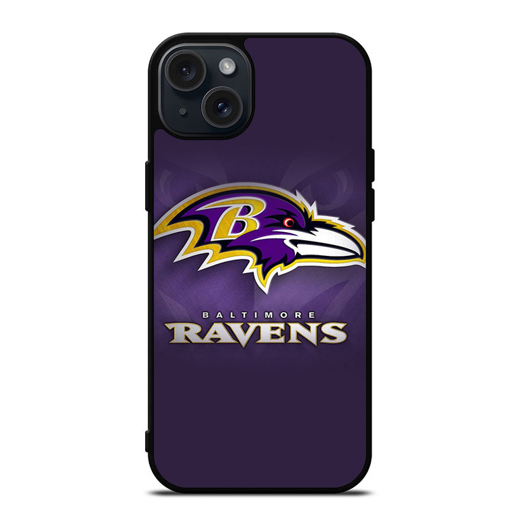 BALTIMORE RAVENS ICON iPhone 15 Plus Case Cover BALTIMORE RAVENS ICON iPhone 15 Plus Case Cover