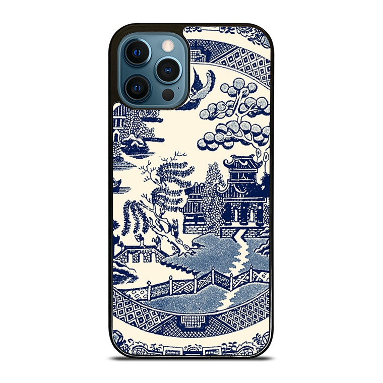 CHINESE BLUE ART iPhone 12 Pro Max Case Cover
