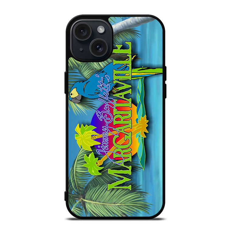 BEACH JIMMY BUFFETT MARGARITAVILLE ICON iPhone 15 Plus Case Cover