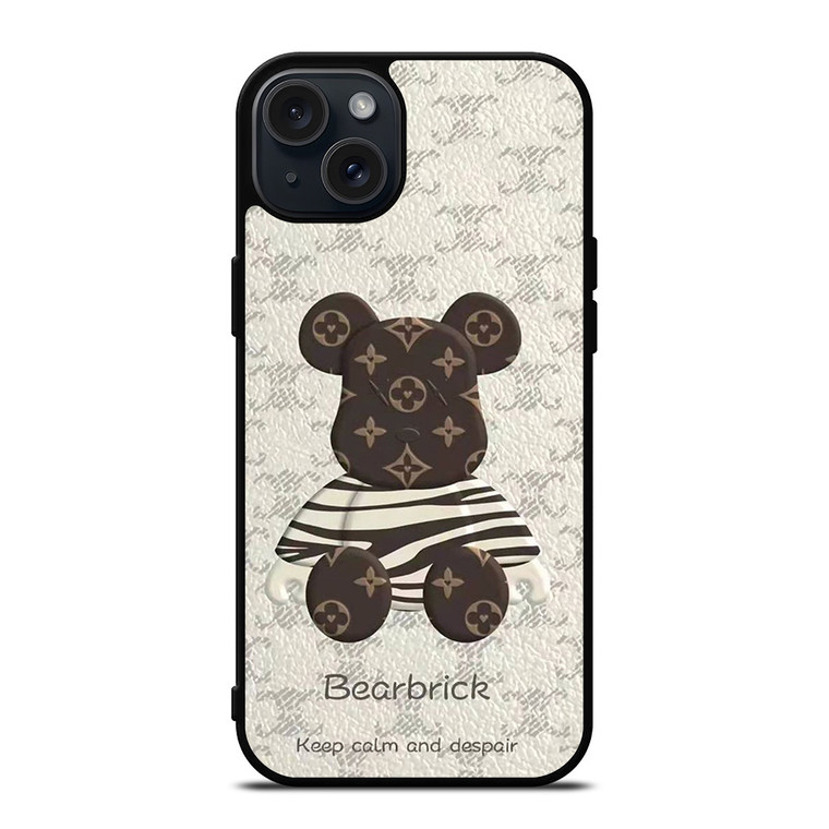 BEARBRICK KEEP CALM AND DESPAIR iPhone 15 Plus Case Cover