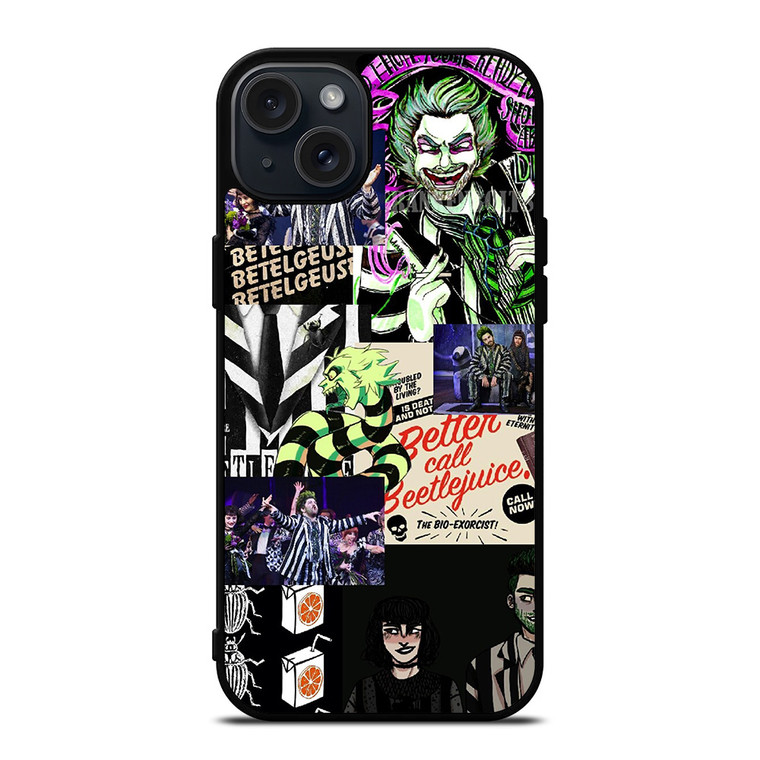 BEETLEJUICE COLLAGE iPhone 15 Plus Case Cover