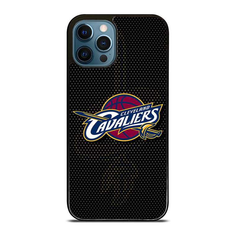 CLEVELAND CAVALIERS CARBON LOGO iPhone 12 Pro Max Case Cover