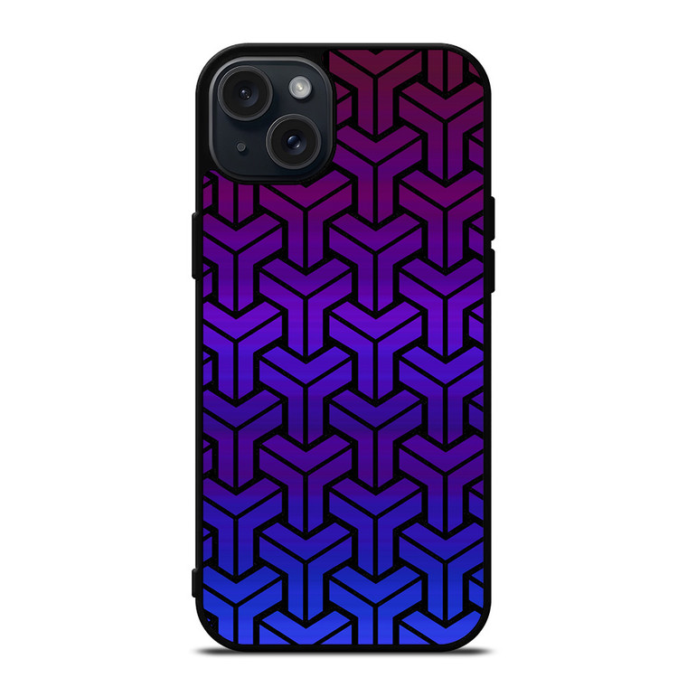 BLACK MAMBA PURPLE PATTERN iPhone 15 Plus Case Cover