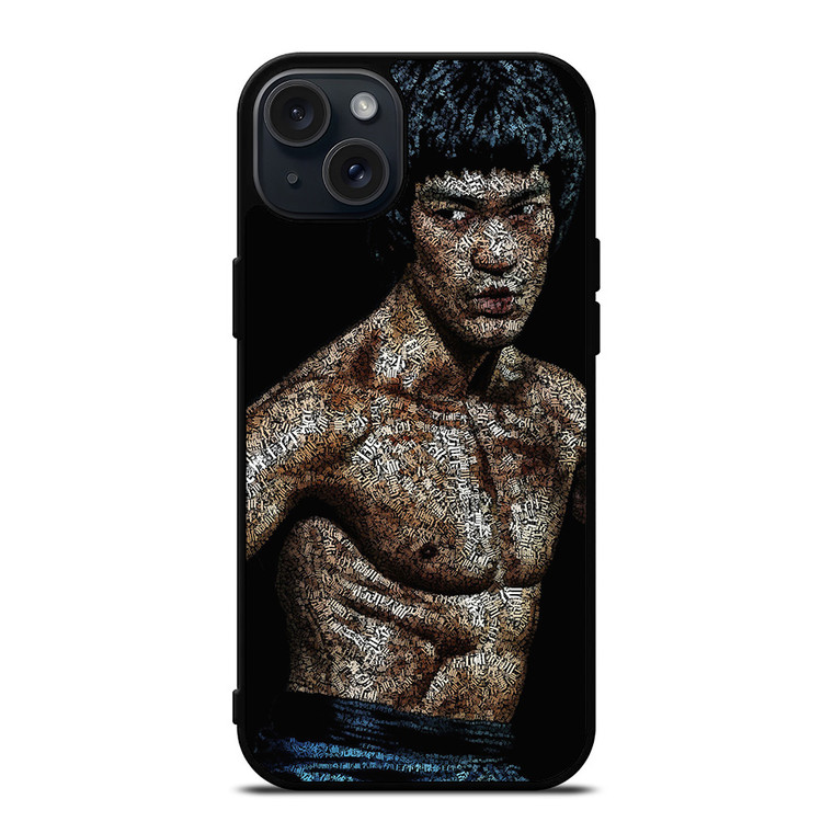 BRUCE LEE QUOTE ART iPhone 15 Plus Case Cover