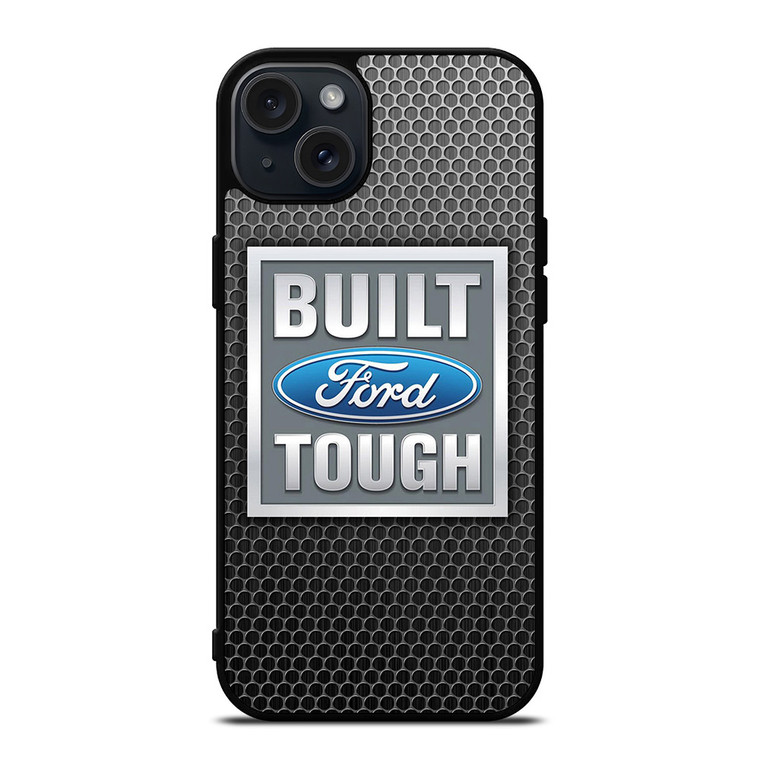 BUILT FORD TOUGH METAL CARBON iPhone 15 Plus Case Cover