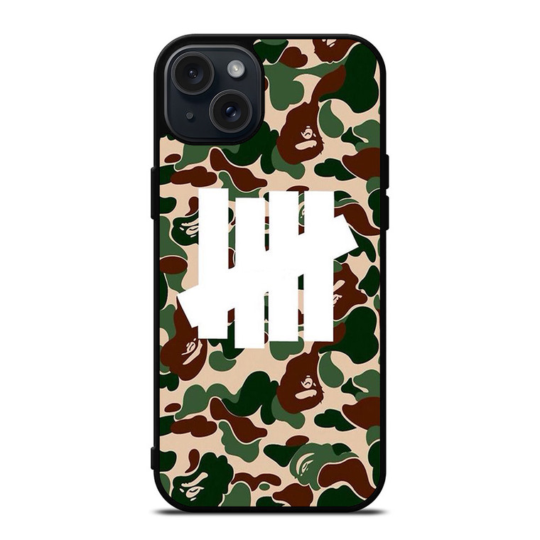 CAMO UNDEFEATED LOGO iPhone 15 Plus Case Cover