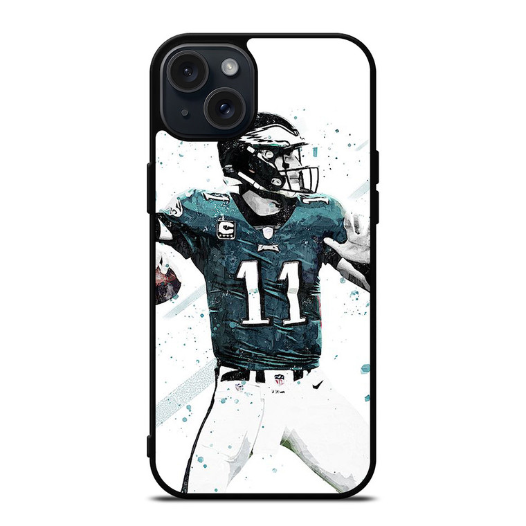CARSON WENTZ PHILADELPHIA EAGLES FOOTBALL iPhone 15 Plus Case Cover CARSON WENTZ PHILADELPHIA EAGLES FOOTBALL iPhone 15 Plus Case Cover