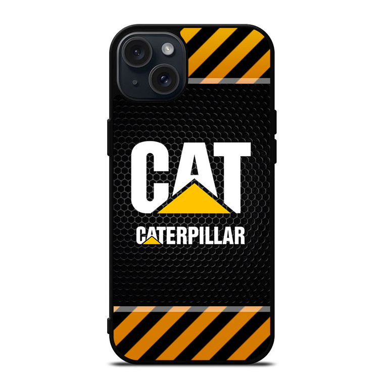 CAT CATERPILLAR METAL SYMBOL iPhone 15 Plus Case Cover