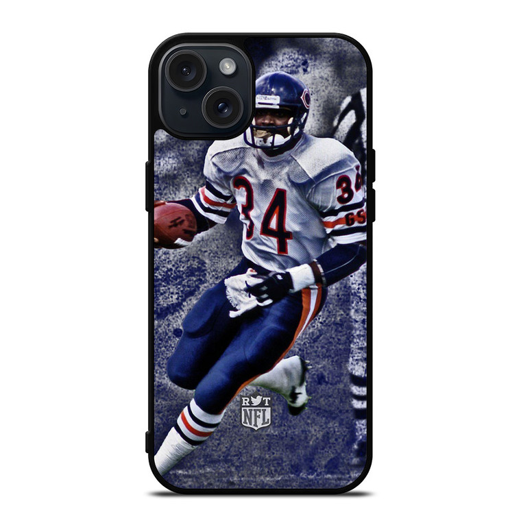 CHICAGO BEARS WALTER PAYTON NFL iPhone 15 Plus Case Cover