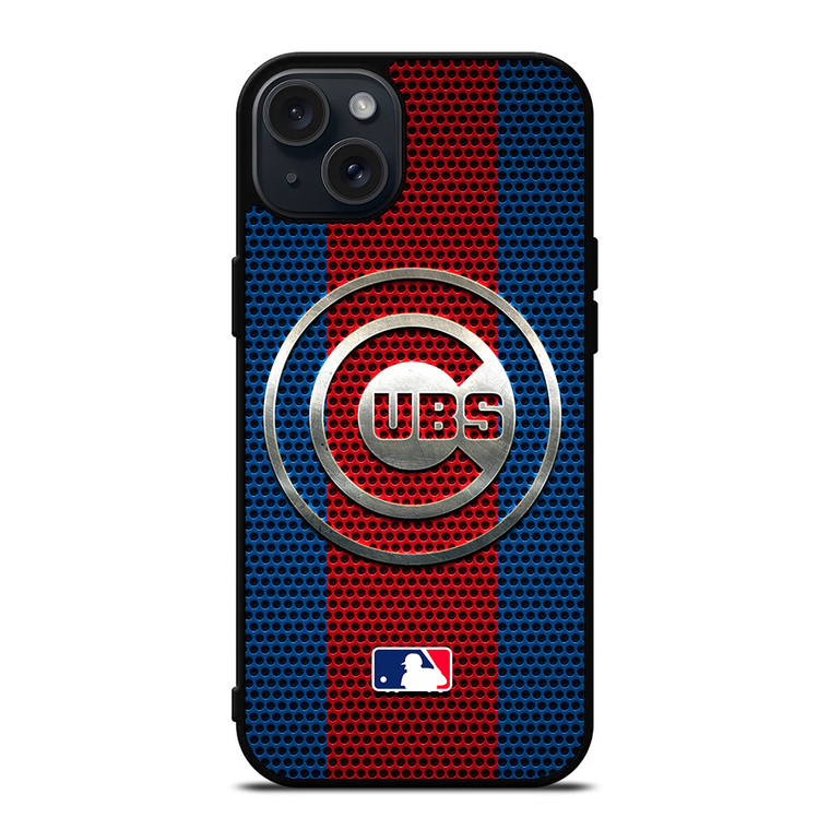 CHICAGO CUBS METAL LOGO iPhone 15 Plus Case Cover