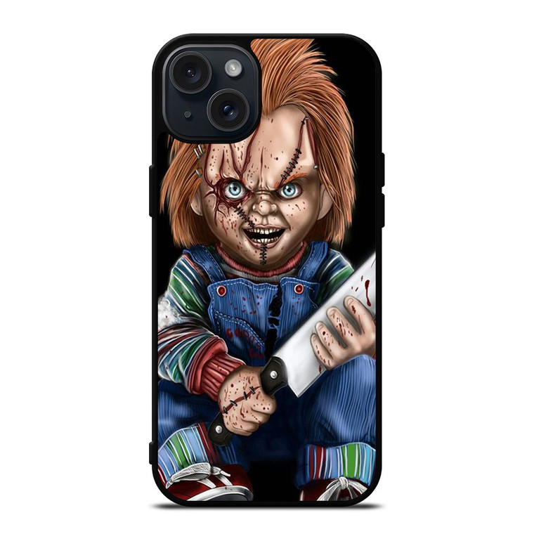 CHUCKY WITH KNIFE iPhone 15 Plus Case Cover